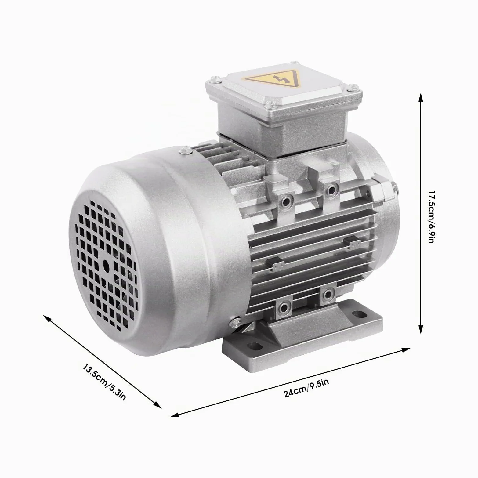Motor eléctrico,Motor 0.75kw 380v Motor trifásico 3 Motores 1400r/Min con bobina de cobre puro,Para maquinaria agrícola y equipos