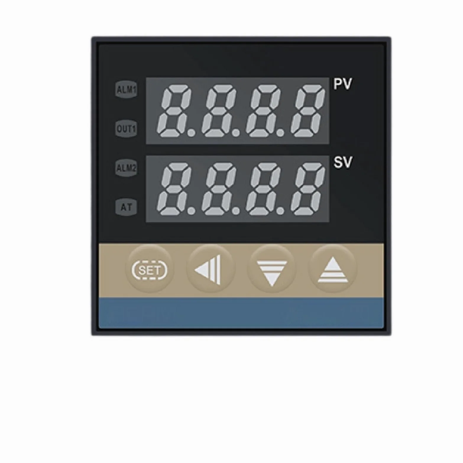 Controlador de temperatura PID digital REX-C100, salida de relé de estado sólido, instrumento de termostato industrial(WHITE)