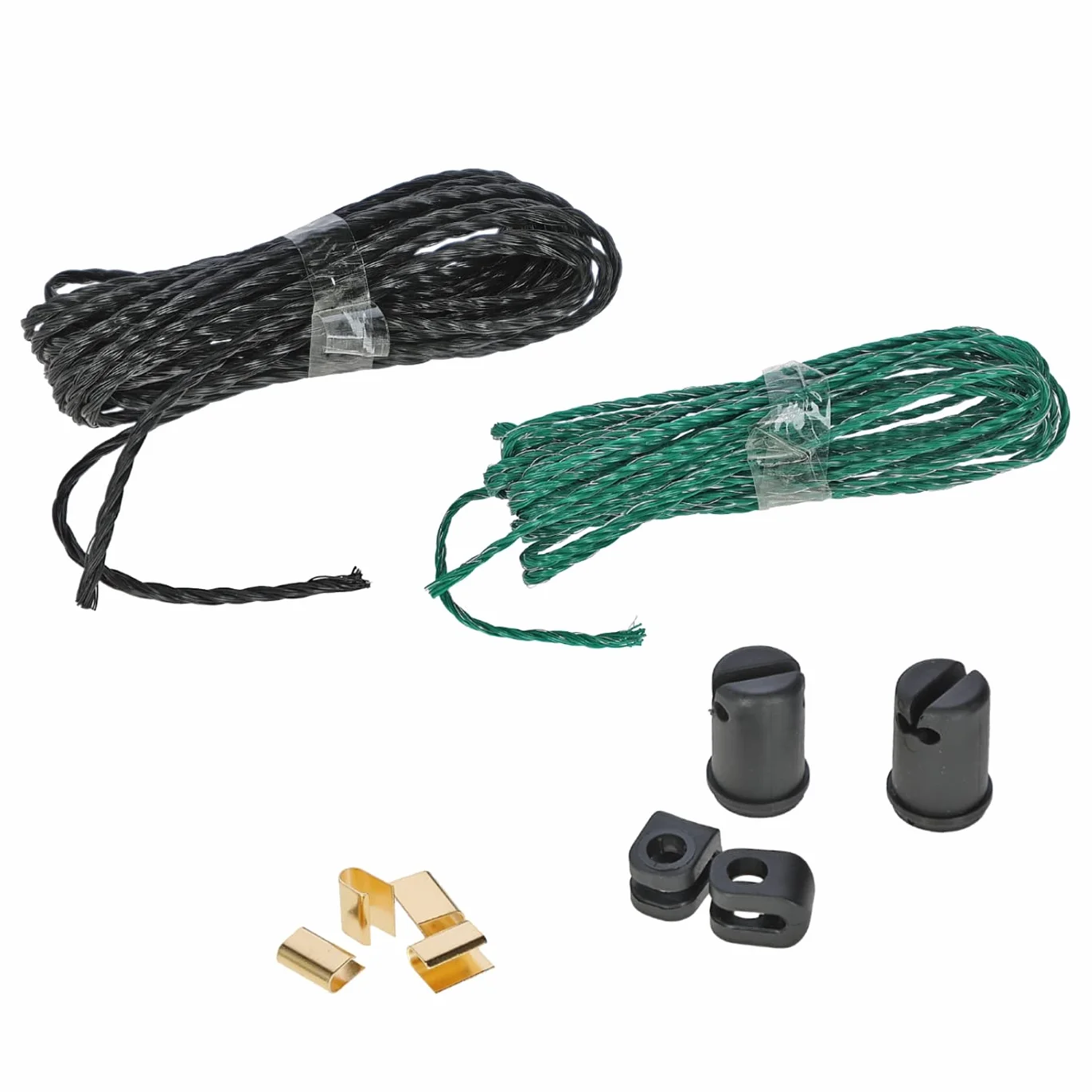VOSS.farming Red para gallinas “farmNET”, Rollo de 25m de Longitud y 112cm de Altura, 9 Postes con Punta Doble y Kit de reparación, Verde, no electrificable