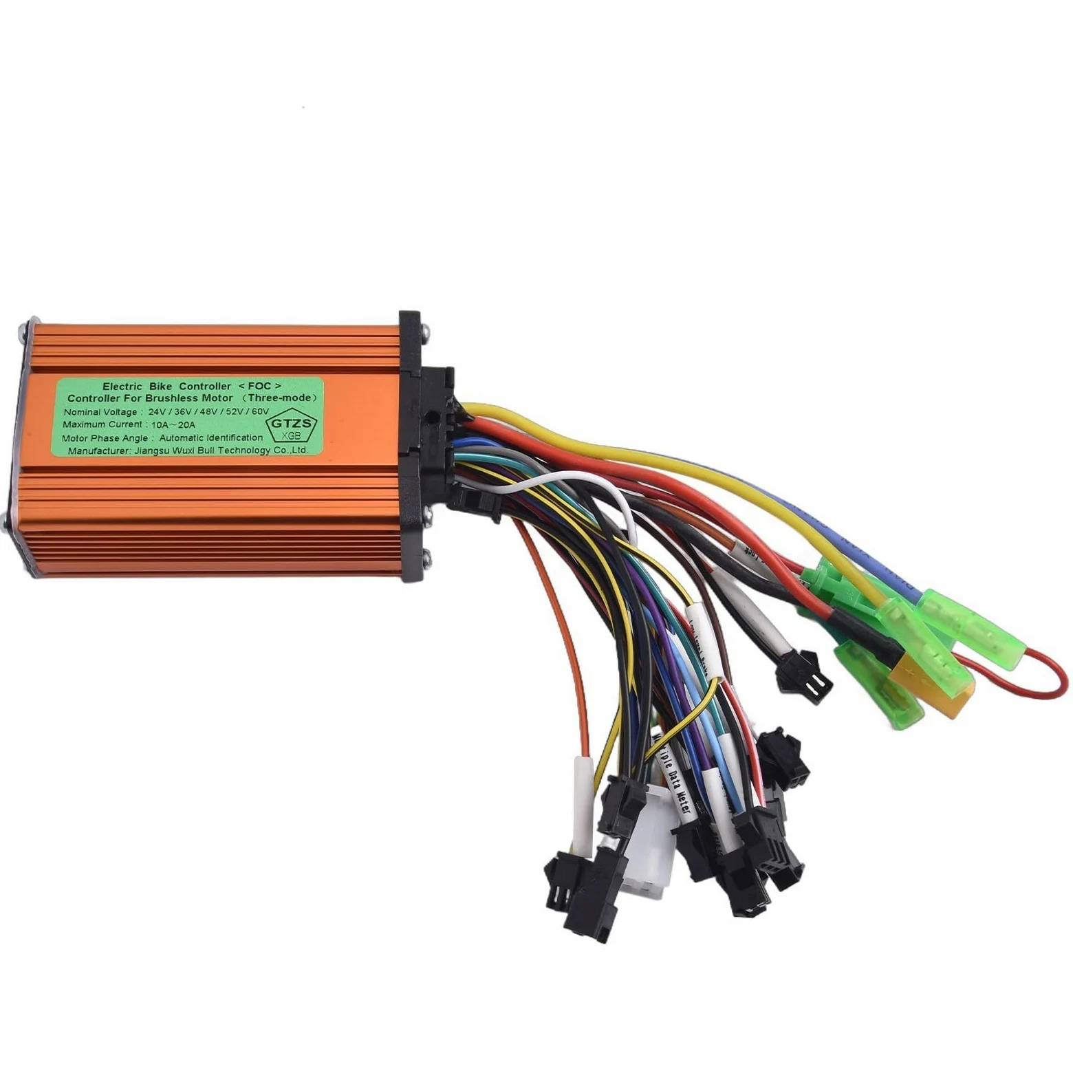 Controlador de onda sinusoidal de 350 W para scooter eléctrico y bicicleta eléctrica, faros y líneas de control de potencia de frenado