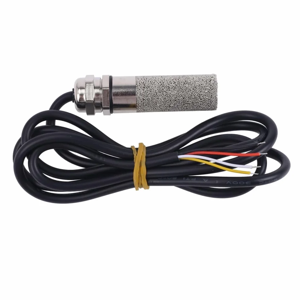 XY-MD04 RS485 Transmisor de Temperatura y Humedad, Módulo Colector CC 5V-28V, Sonda Metálica Impermeable