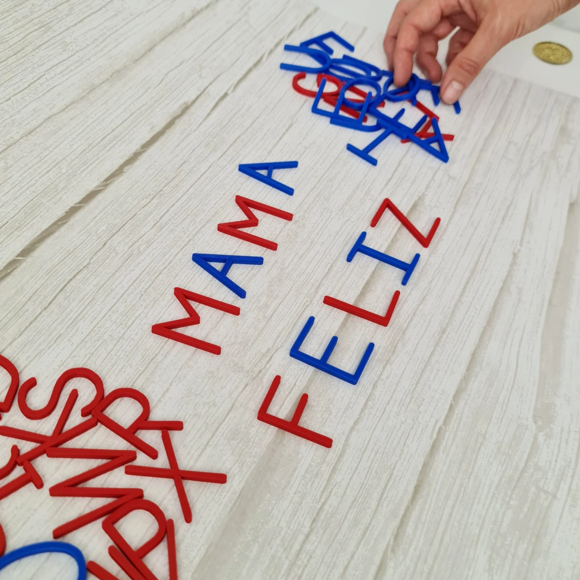 Letras Montessori MAYUSCULAS – Alfabeto Escolar Completo para Niños, Juego Educativo Aprender Leer y Escribir 3-6 Años