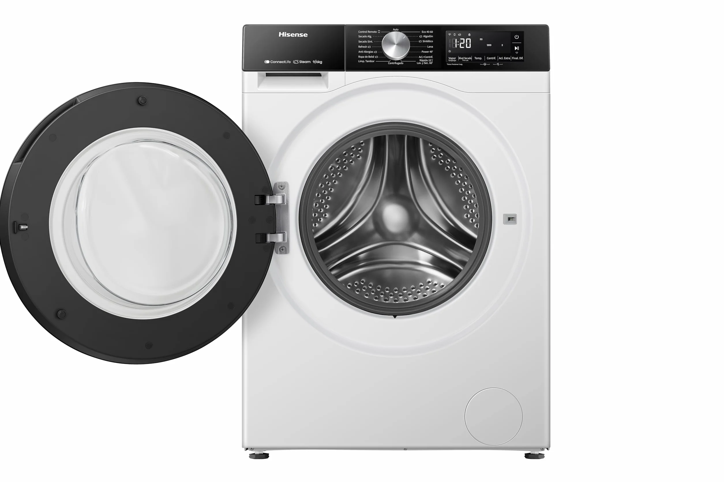 Hisense Lavadora Secadora 9/6Kg 1400 RPM 60cm 15 Programas Inverter Serie 3S