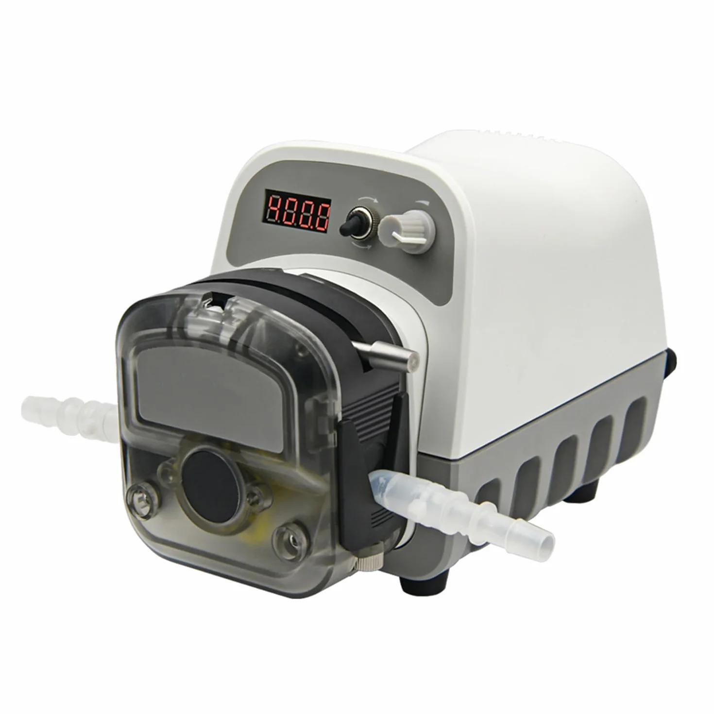 Bomba Peristáltica Inteligente, Bomba Dosificadora De Líquidos De Laboratorio, con Pantalla Digital, Interruptor De Avance Y Retroceso, Caudal 1500 Ml/min, Admite Succión Trasera