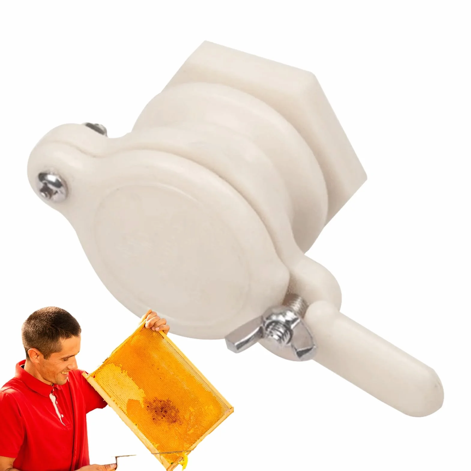 Grifo extractor de miel: tapón de robusto, válvula de flujo de alimentos | Distribuidor práctico de miel, herramienta de transferencia con uso diario en Apia y talleres
