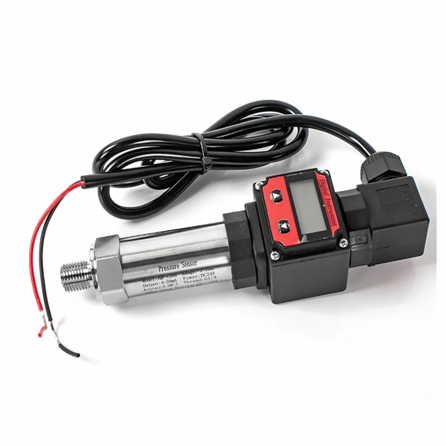 Transmisor de presión Digital 4-20 mA 0-10 V M20*1.5 Sensor transductor de presión 0-60 MPa Transmisor transductor de presión RS485(4-20ma Output,0-60Mpa)