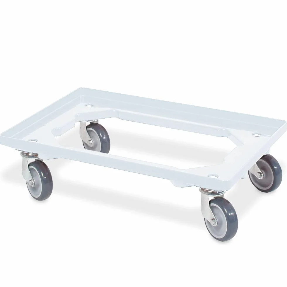 Juego de 5 rodillos para recipientes de 600 x 400 mm, 1 rodillo en azul, amarillo, verde, naranja y blanco