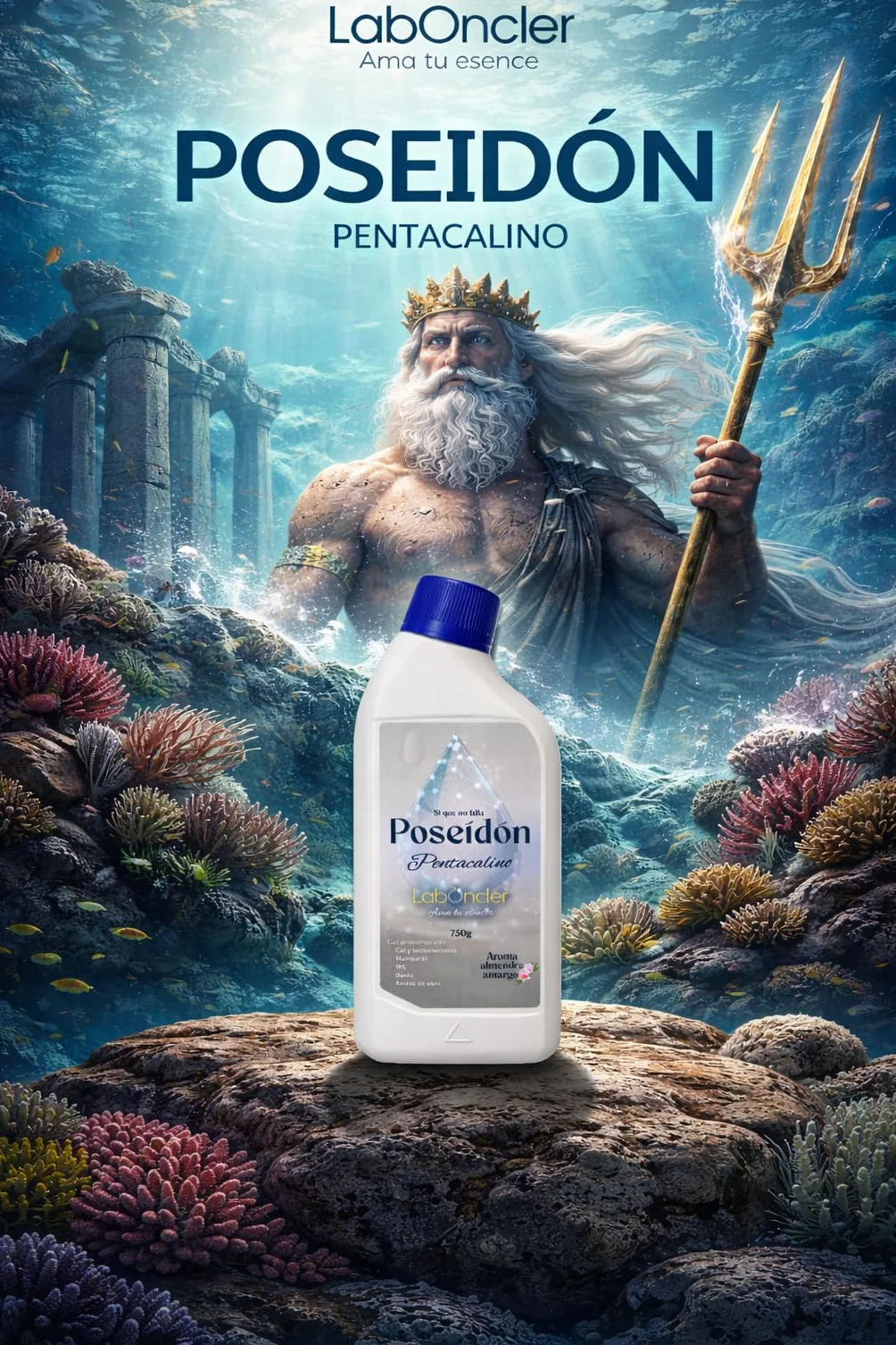 POSEIDON Gel Desincrustante Antical WC Sanitarios 750g