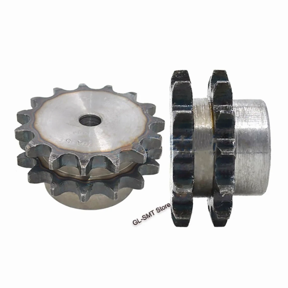 1 Uds 10-25 dientes 45# acero doble fila 08B piñón de transmisión de cadena rodillo de cadena paso de engranaje 12,7mm rueda dentada Industrial(25 Teeth)