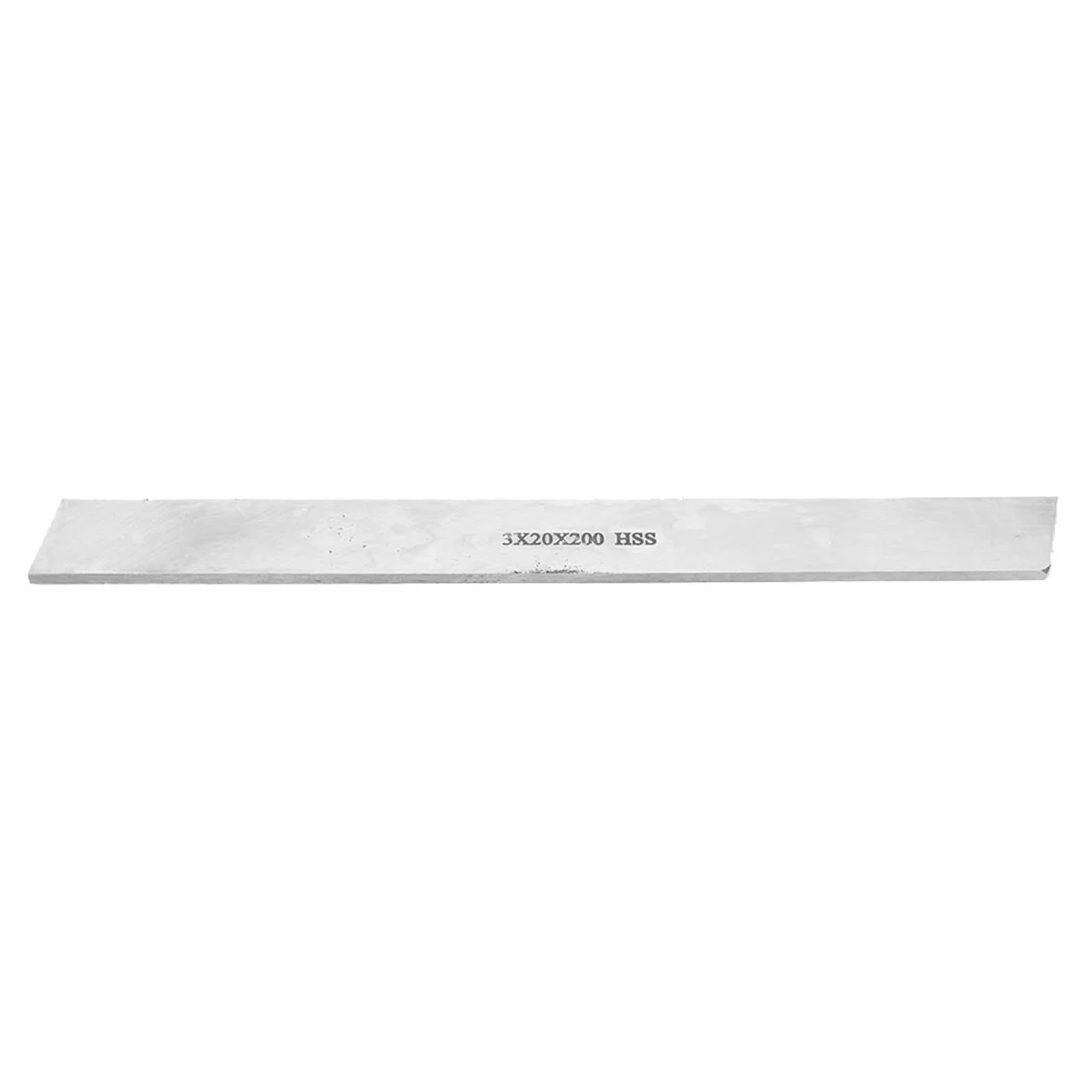 Herramienta de Torneado Acero Alta Velocidad Cuchillo Talla Barra Acero Blanca Cuadrada 20MM (3x20x200mm)