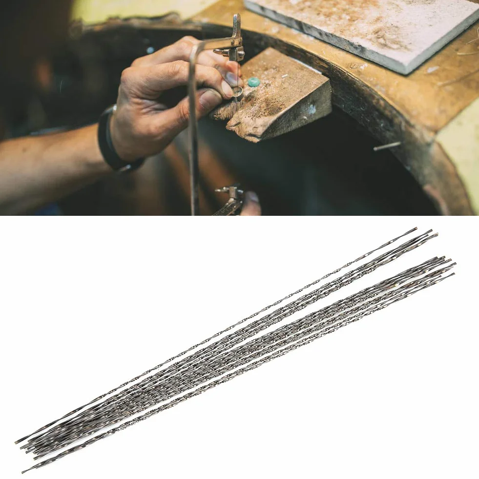 Acero de Tungsteno Hojas de Corte para Sierra de Joyería, Delgadas y Gruesas, para Grabado de Metal