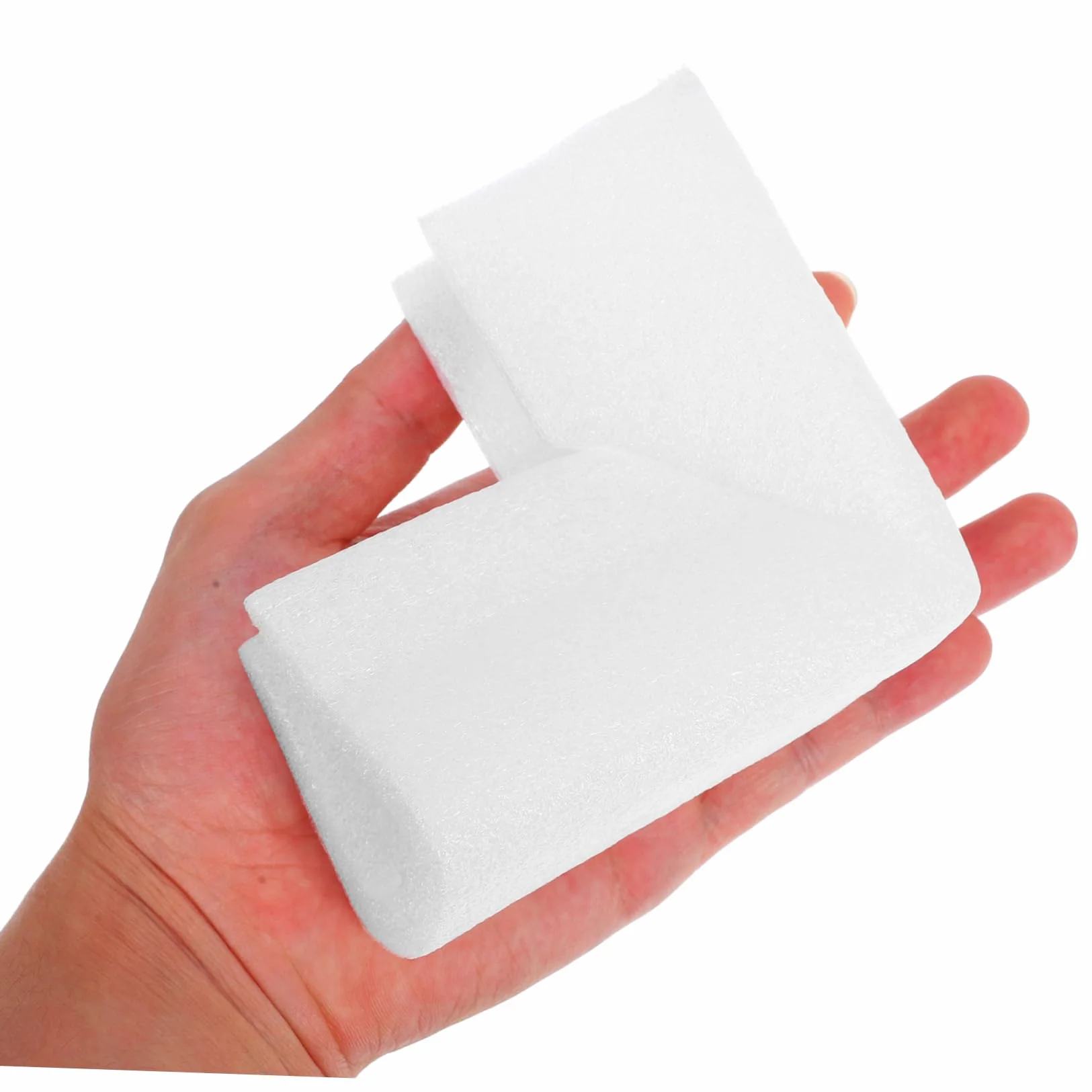 Lurrose Protectores de Esquinas 12 para Marcos de Fotos y Muebles Acolchados de Epe Blanco