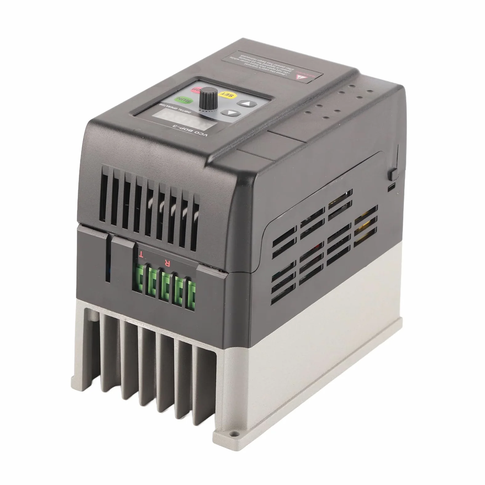Convertidor Monofásico a Trifásico, Soporte de Variador de Frecuencia Variable Monofásico 220-240 V Ca Entrada Y Salida Trifásico 0-240 V Ca(2.2kw 9.5A)