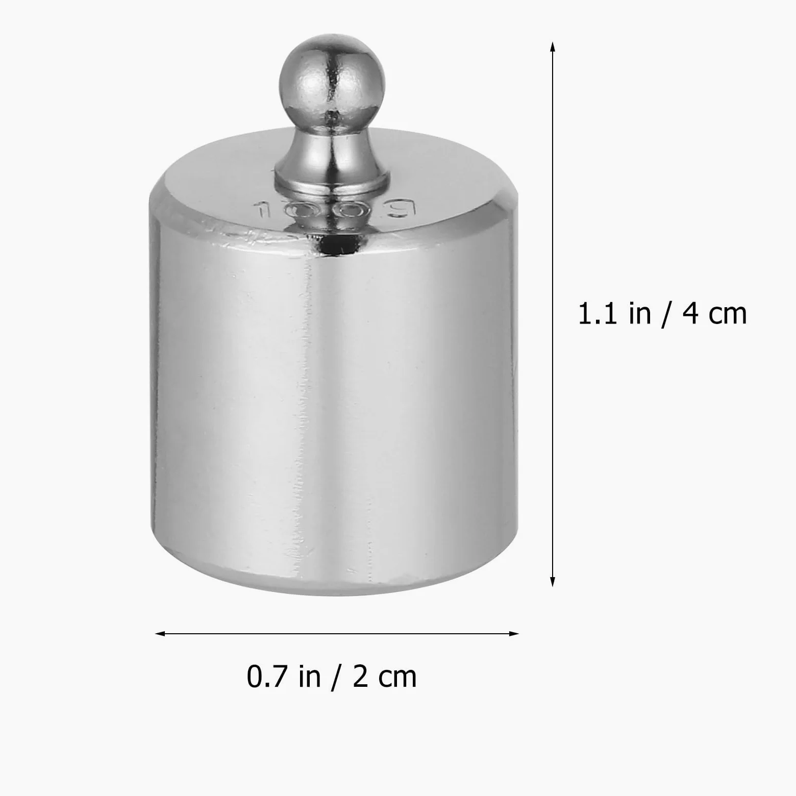 3 Pesas de Calibración Cromadas M2 100g para Balanza Electrónica, Juego de 3 Unidades, Pesas de Acero Precisas para Laboratorio, Educación y Uso Científico