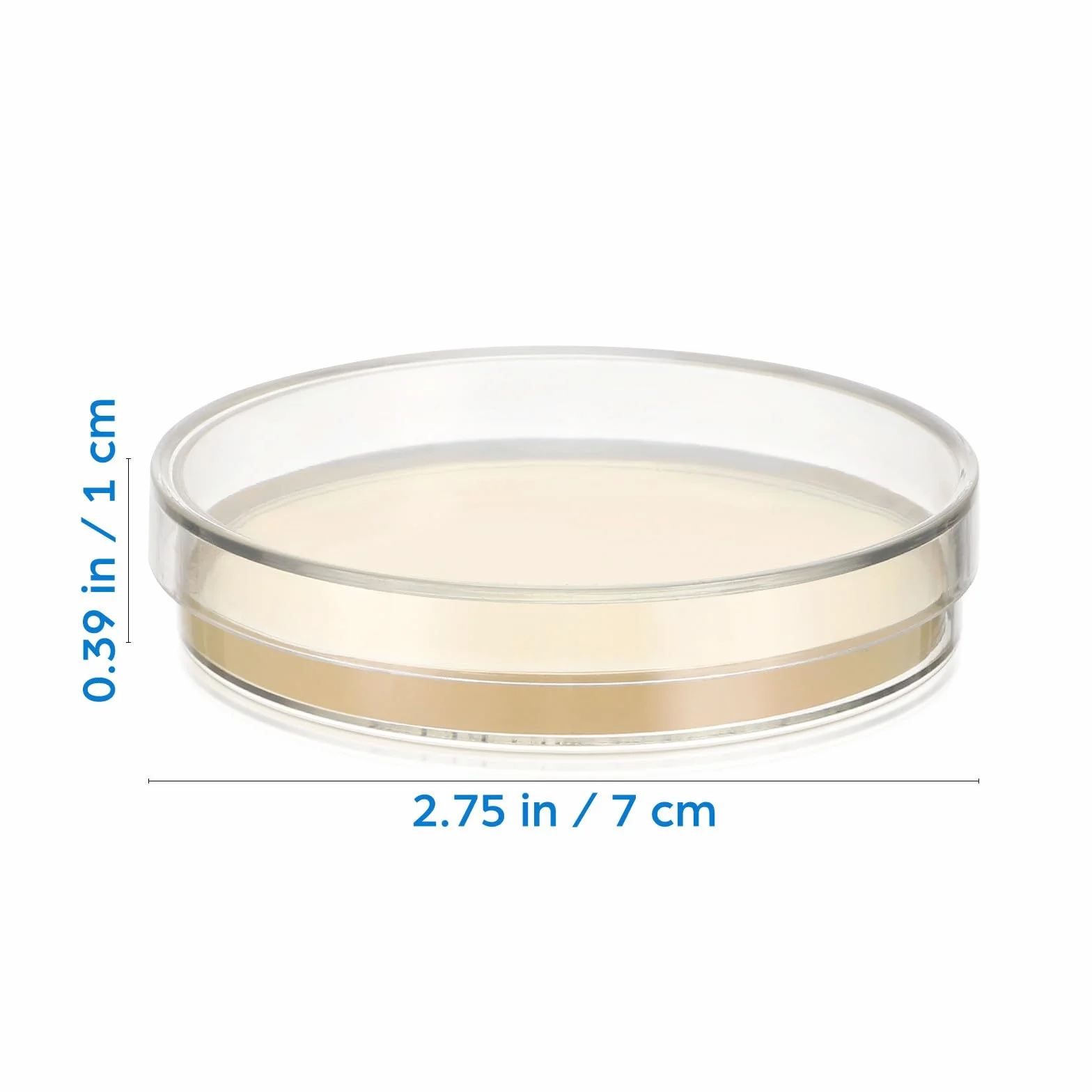 Placas de Petri con Agar Prevertido, Material de Cultivo Microbiológico, Crecimiento Rápido para Laboratorio