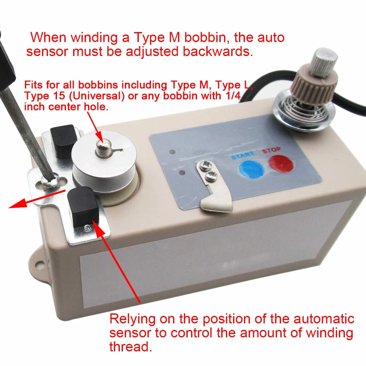 Bobinadora automática 220V 1/4" (6 mm) KP-BW01 220V