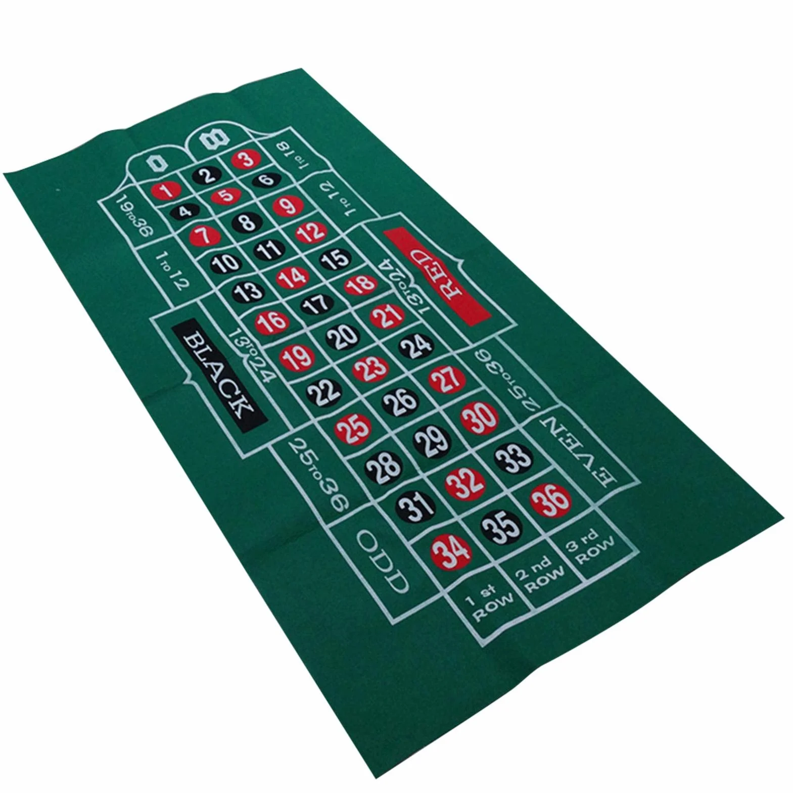 Manta de Fieltro para Póquer Roulette 60 x 120 cm