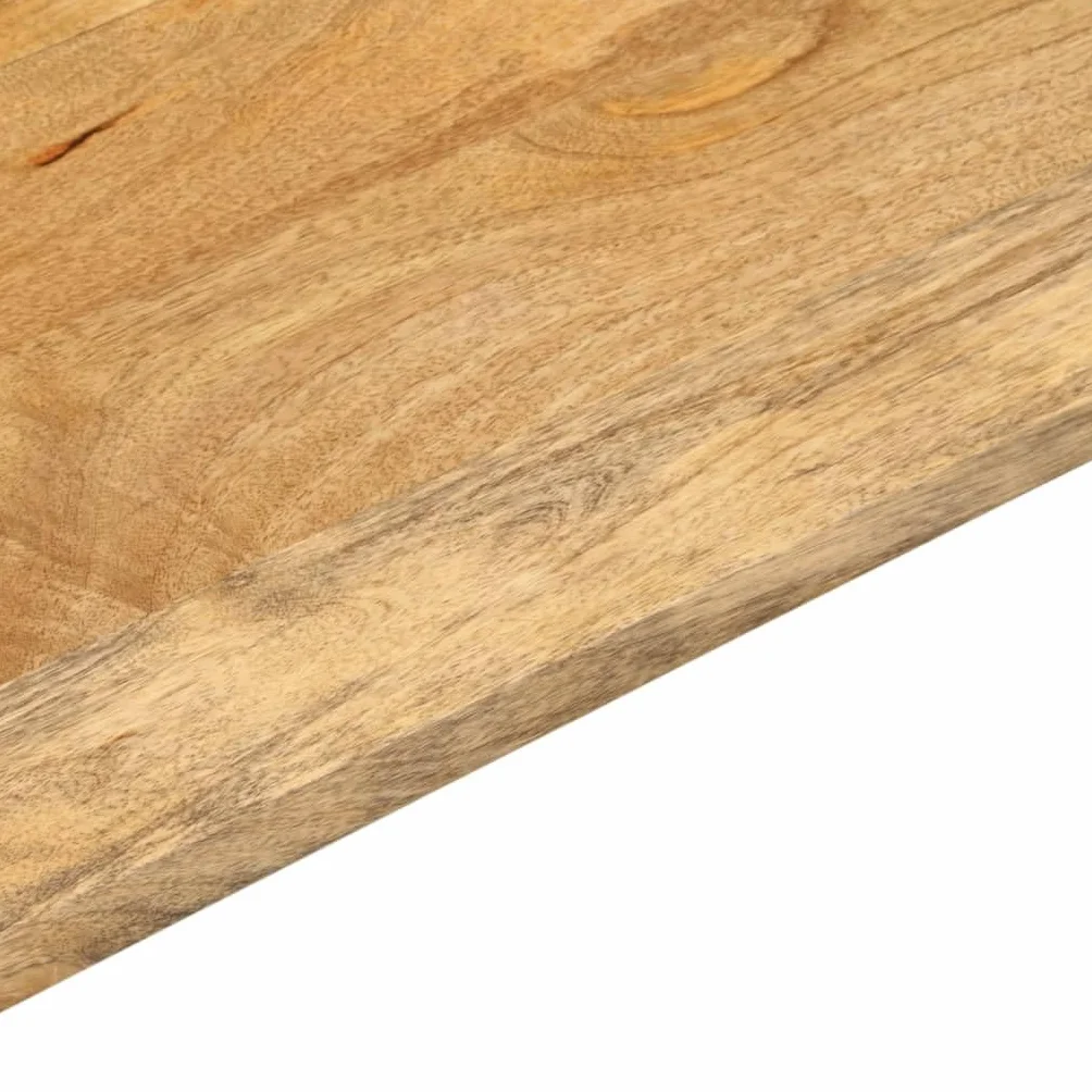 Genérico Tablero de Mesa Rectangular Madera Maciza Mango 100x30x3,8 cm,Mobiliario,Accesorios para mesas,Tableros para mesas,Marrón,8.26 kg,371503