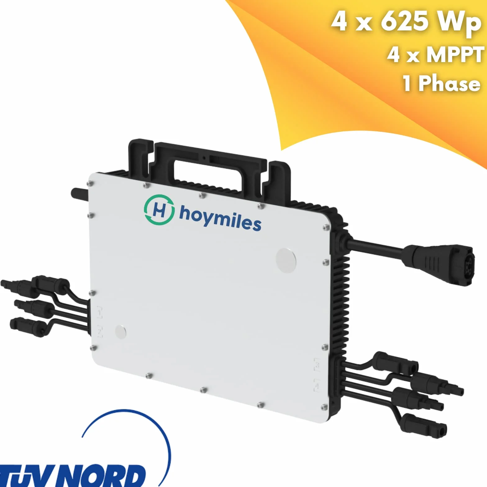 Hoymiles HMS-2000 - Microinversor monofásico para 4 paneles solares, 2000 W (HMS-2000)