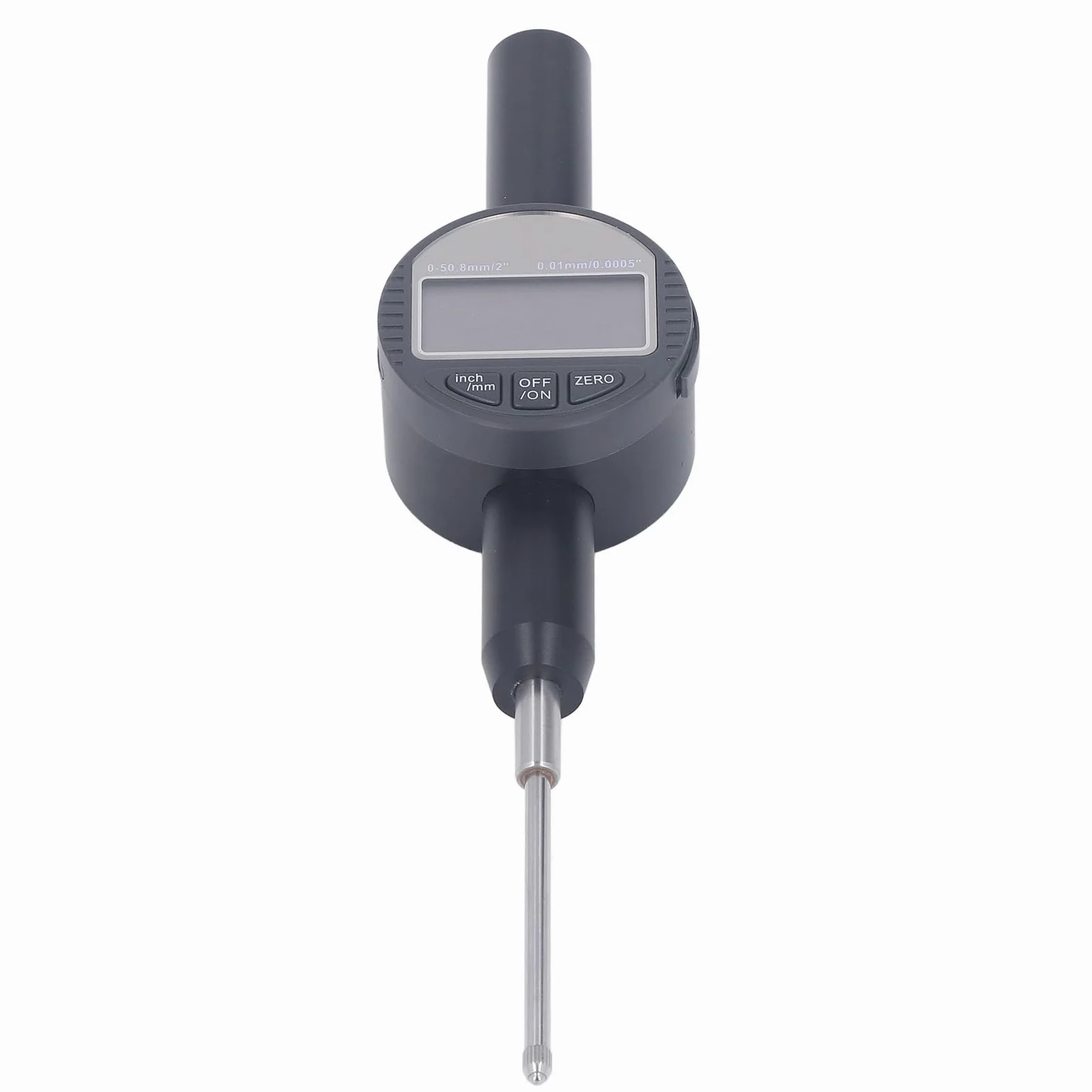 FTVOGUE Indicador de Cuadrante Digital, Medidor Electrónico de Aleación de Aluminio con Rango de 0 a 50,8 Mm, Herramienta de Medición de Alta Precisión para Ingenieros y Maquinistas
