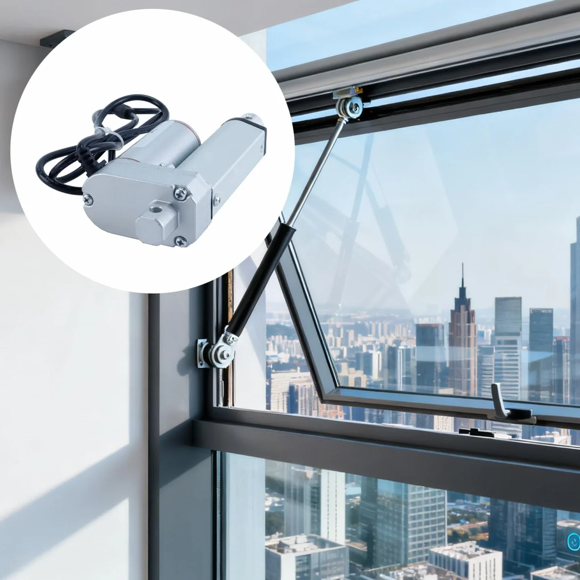 Actuador lineal eléctrico 24V CC 750N 50mm para elevación industrial