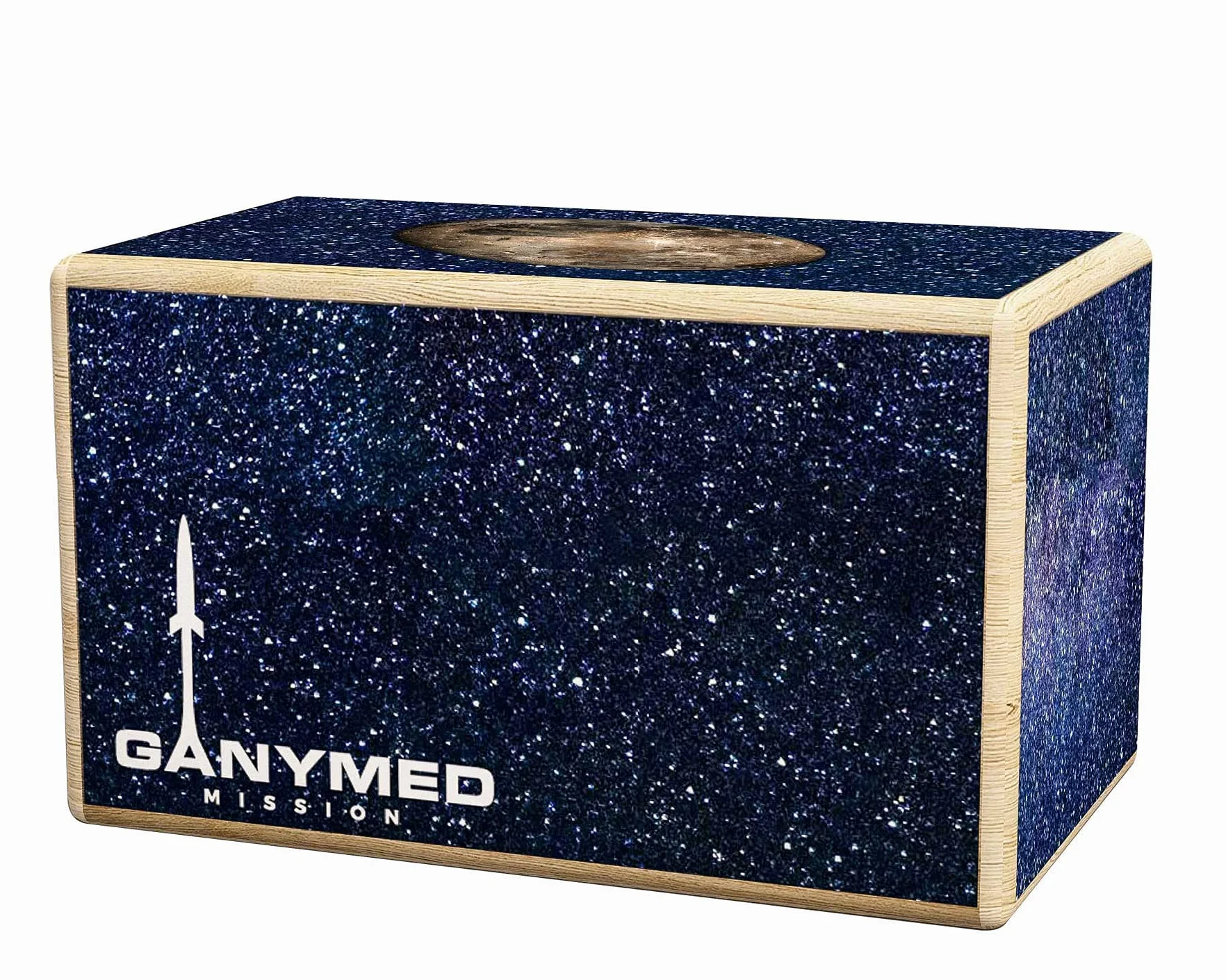 Logica Juegos Ganimedes Rompecabezas de Madera Caja Secreta 5 Pasos Dificultad 2/6 Medio Serie Star Adventures