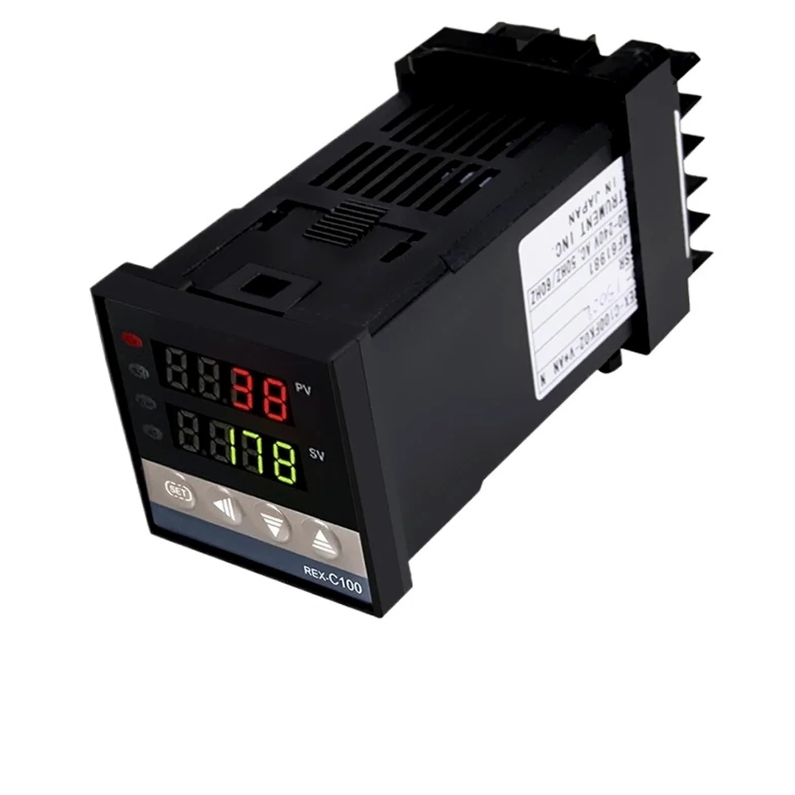 REX-C100 110V a 240V 0 a 1300 grados Sonda de temperatura Alarma Kits de controlador de temperatura PID digital con sensor de sonda tipo K(0-1300 Degree)