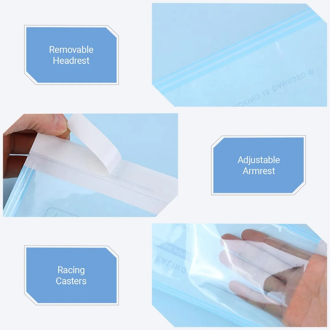 YUZNA 100 unidades bolsas desechables con cierre autoadhesivo autosellante para herramientas dentales tatuajes manicura compatible autoclave 5.7 x 13 cm