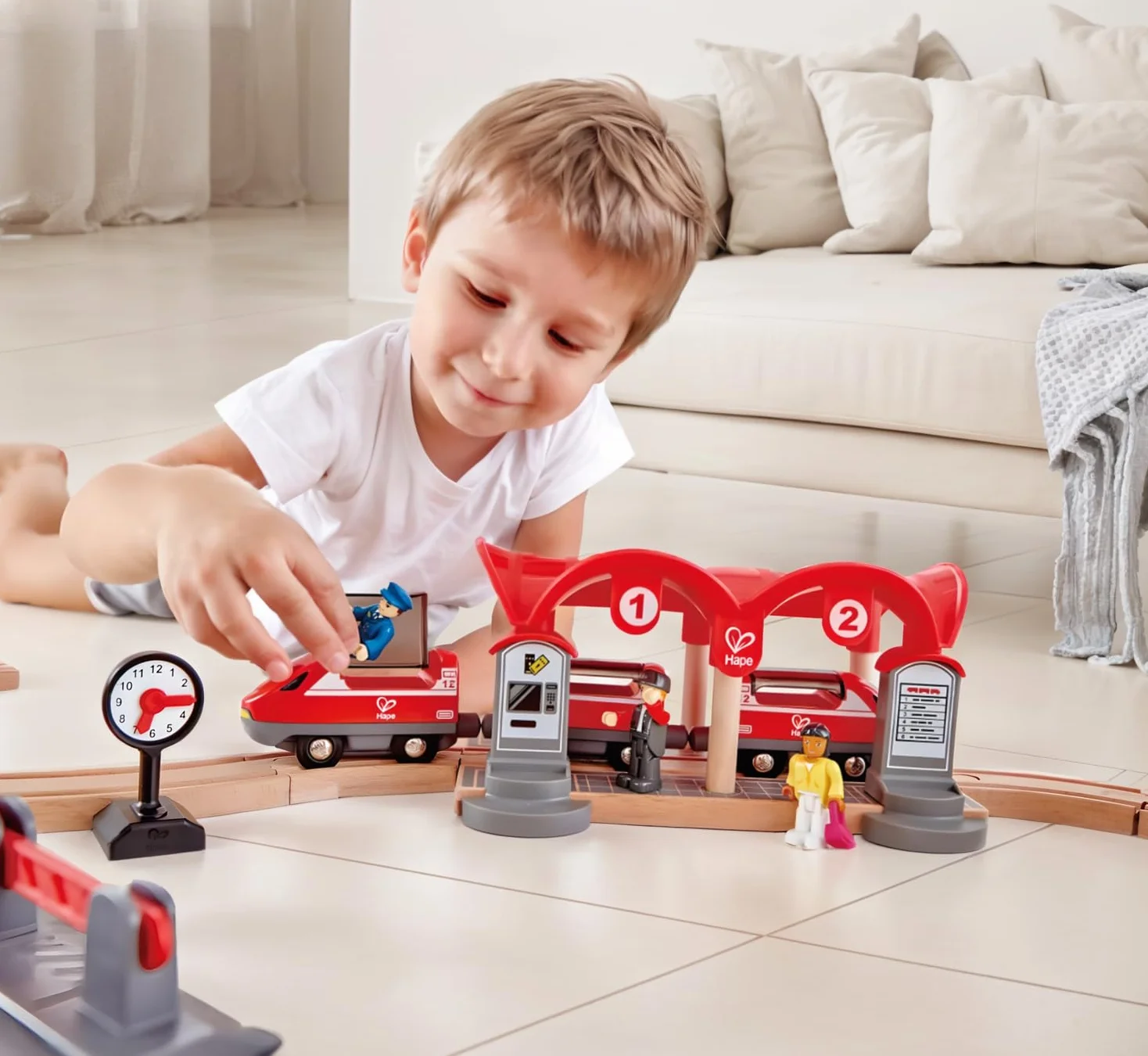 Hape Conjunto de Vías Ciudad Bulliciosa E3730