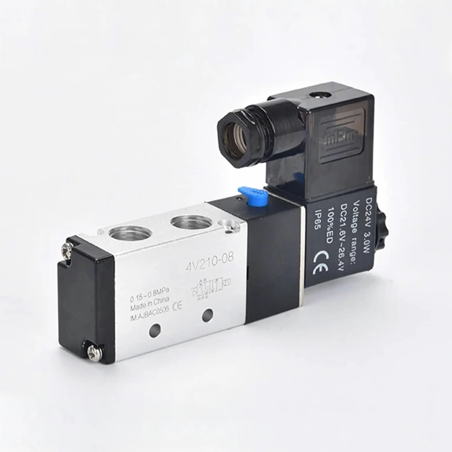 Electroválvula neumática de 5 vías y 2 Posiciones, 4V210-08 y 4V310-10, 12 V, 24 V y 220 V(4V110-06,DC12V)