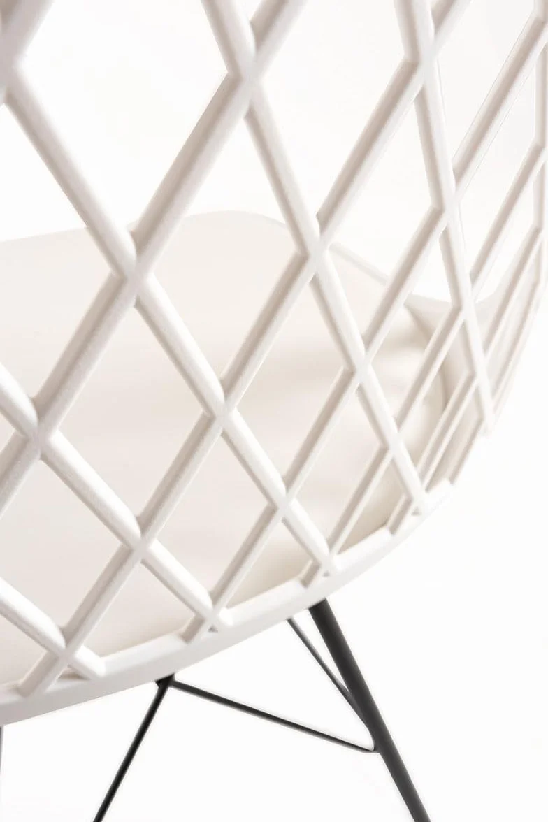 Regalos Miguel - Packs Sillas Comedor - Pack 4 Sillas Iron Mima - Blanco