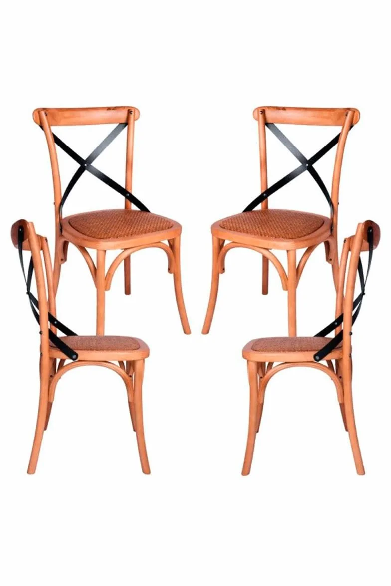 Regalos Miguel - Packs Sillas Comedor - Pack 4 Sillas Altea Roble Claro