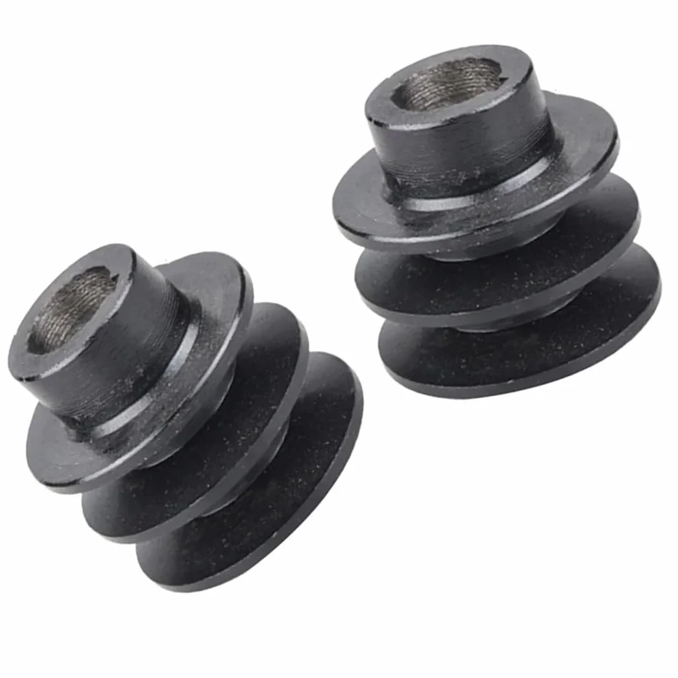 Polea de correa en V de doble ranura para motor 168 F 170 F (20 mm)