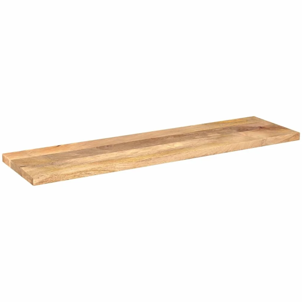Genérico Tablero de Mesa Rectangular Madera Maciza Mango 100x30x3,8 cm,Mobiliario,Accesorios para mesas,Tableros para mesas,Marrón,8.26 kg,371503