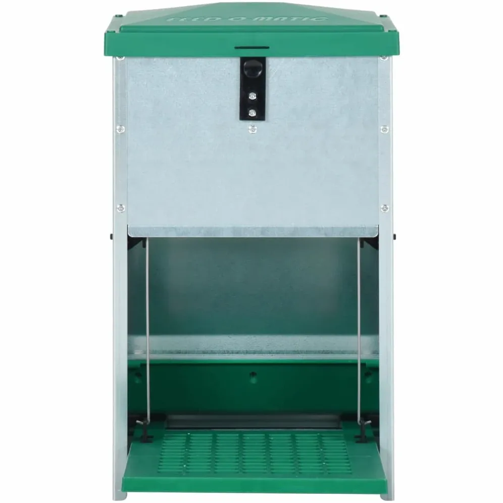 vidaXL Comedero Automático para Aves de Corral con Pedal 8 kg Dispensador