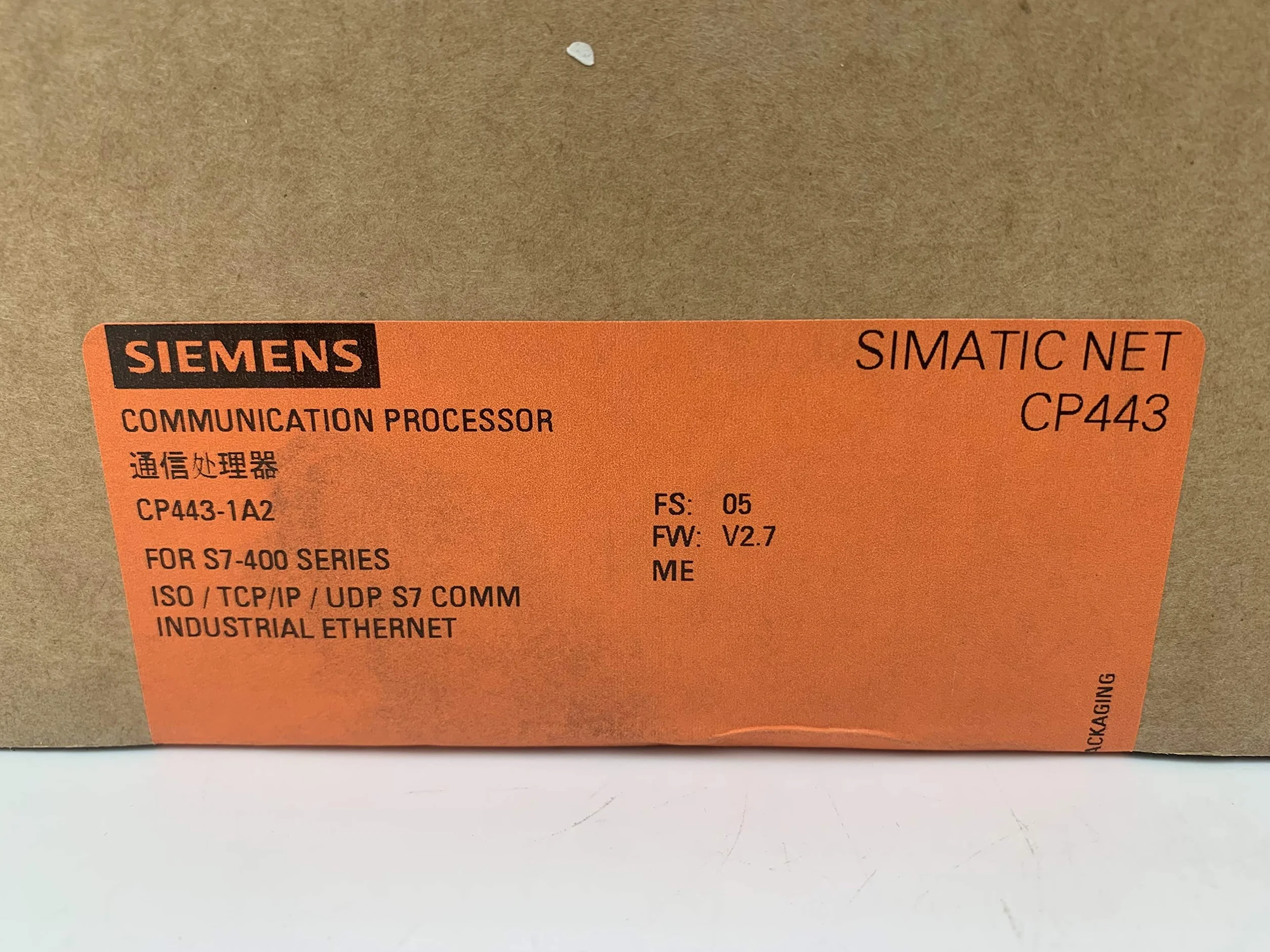 6GK7443-1EX11-0XE0 Siemens Simatic S7-400 Communications processor CP 443-1 PLC SPS Controller 6GK7 443-1EX11-0XE0 new 6GK74431EX110XE0 4019169030717