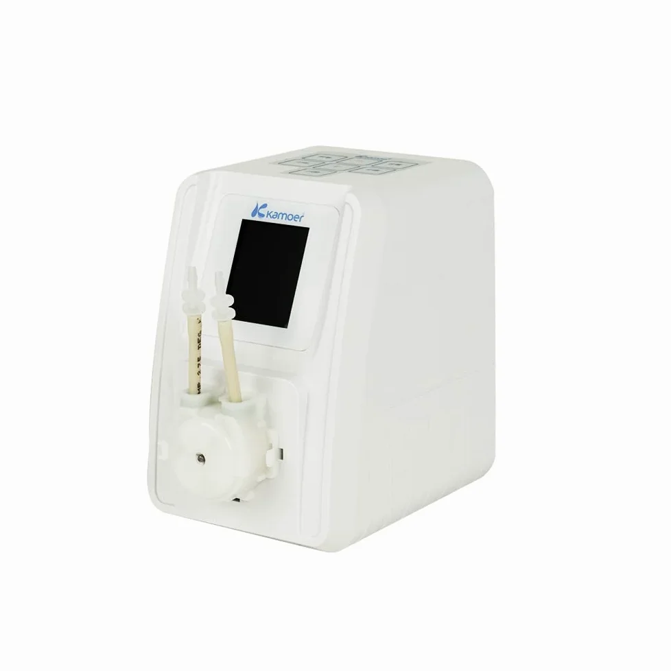 Kamoer M1-DC Bomba peristáltica inteligente 12V DC bomba dosificadora | Líquido programable de bajo flujo ajustable con control para acuario de laboratorio ≥ 33 ml/min