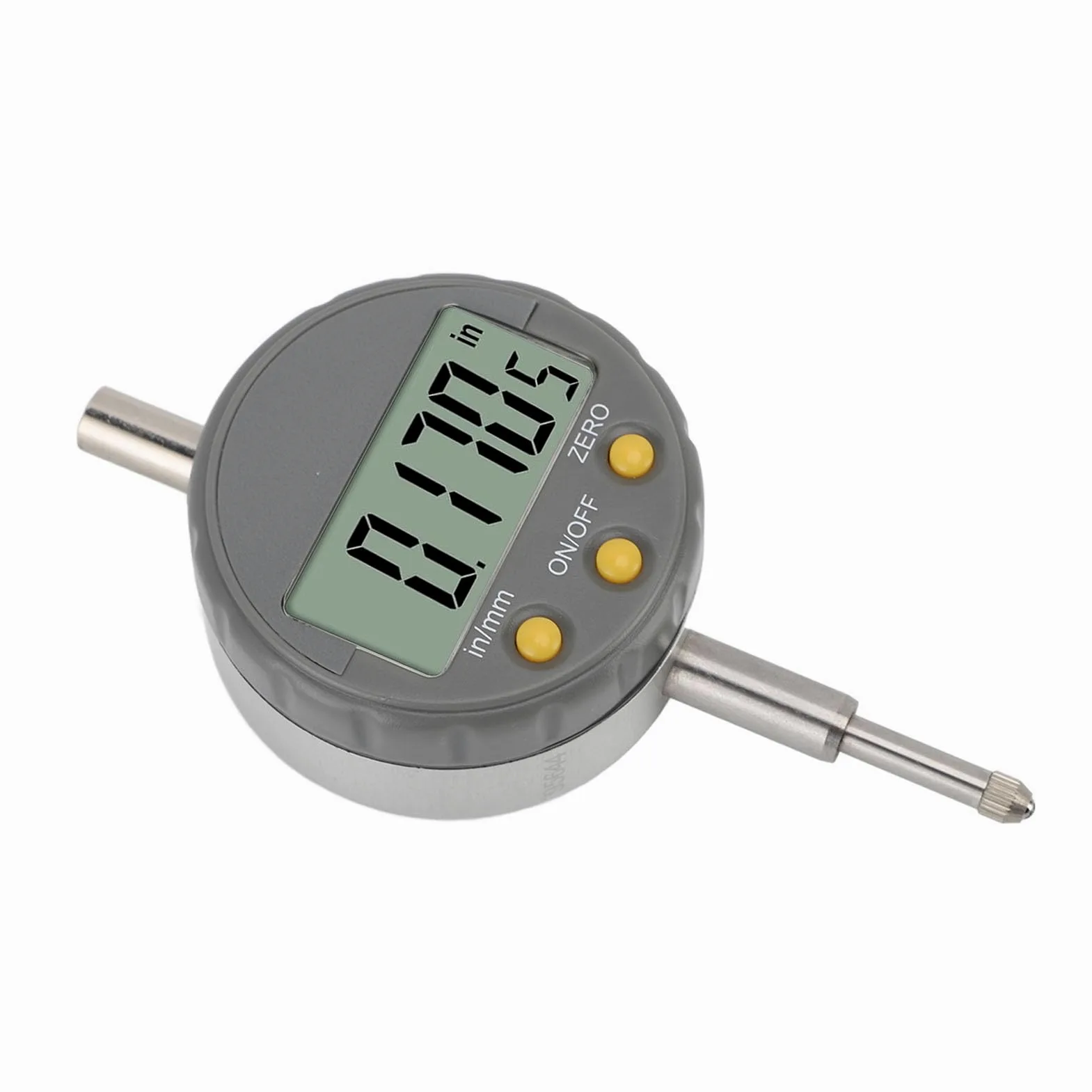 Aramox Digital Dial, Rango de 0-12.5 Mm, Indicador de Marcación Electrónica de Precisión de 0.001 Mm con Base Reemplazable, Pantalla LCD