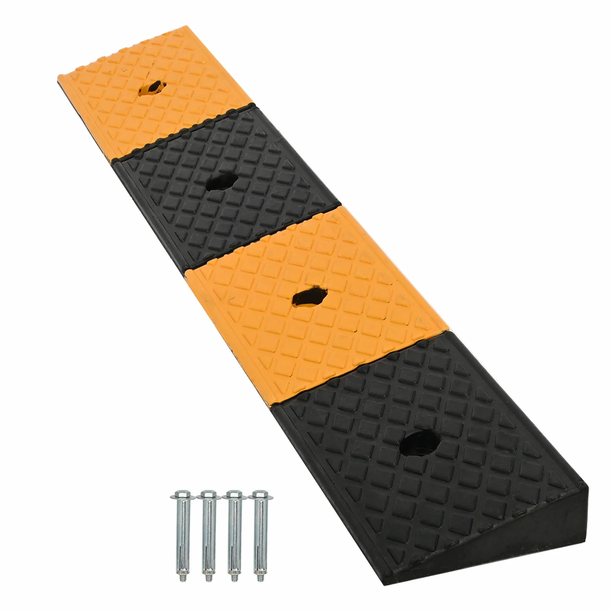 Rampa de bordillo de goma de 5 cm para automóviles, umbrales de puerta