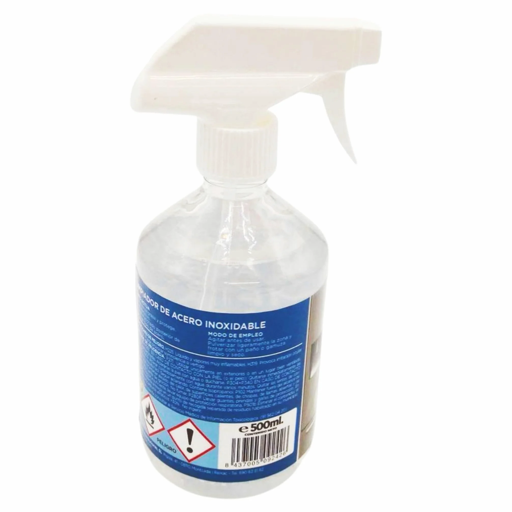 Bricoloco Limpiador acero inoxidable. Limpia, desengrasa y embellece todo tipo de aceros inoxidables. Evita las manchas y huellas. No abrasivo, no tóxico (12)