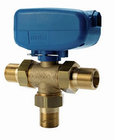 Mut 703001866 Válvula de bola motorizada, 3 Vías, 230 V AC