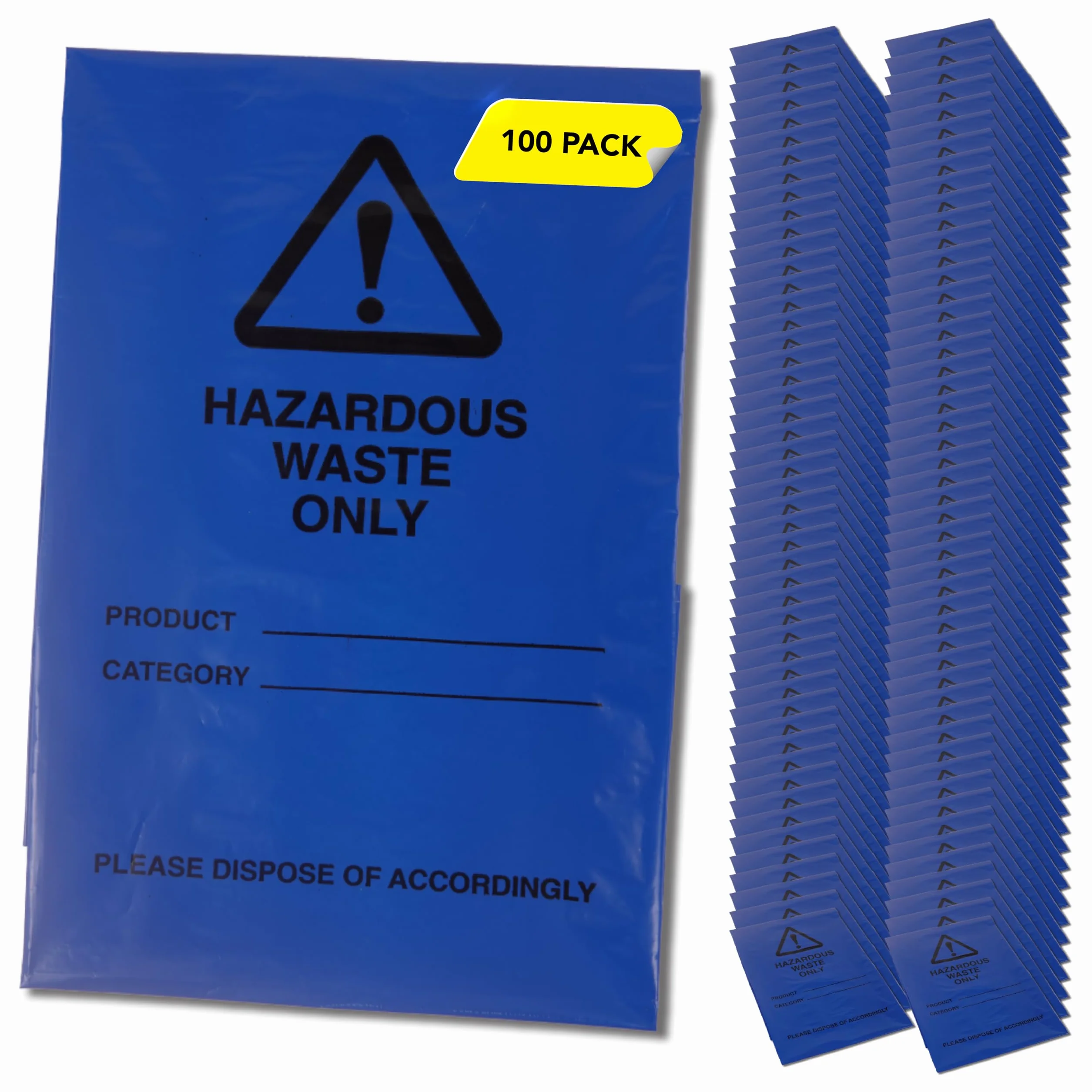 Bolsas de Residuos Peligrosos - Azul (100)