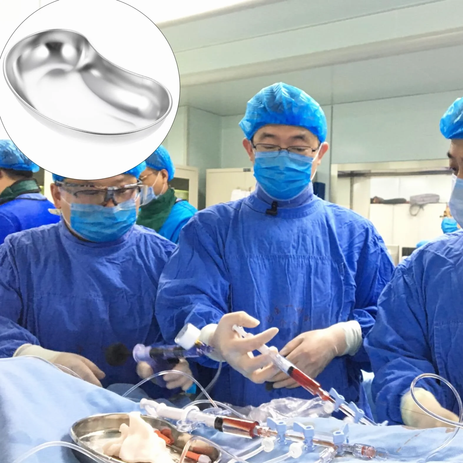 Scicalife Bandeja de Acero Inoxidable para Riñonera Lavabo Emesis Instrumentos Dental Quirúrgicas