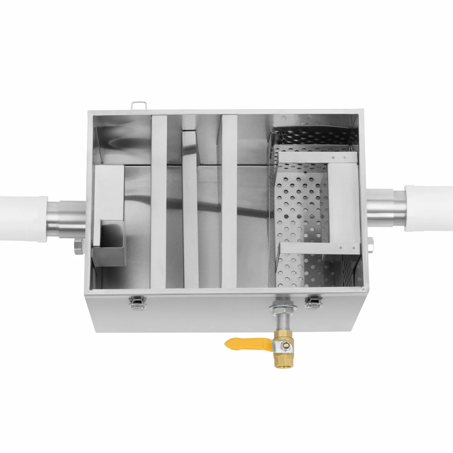 Royal Catering RCFA 20 - Separador de grasa (21 L, acero inoxidable, para cocina, separador de grasa)