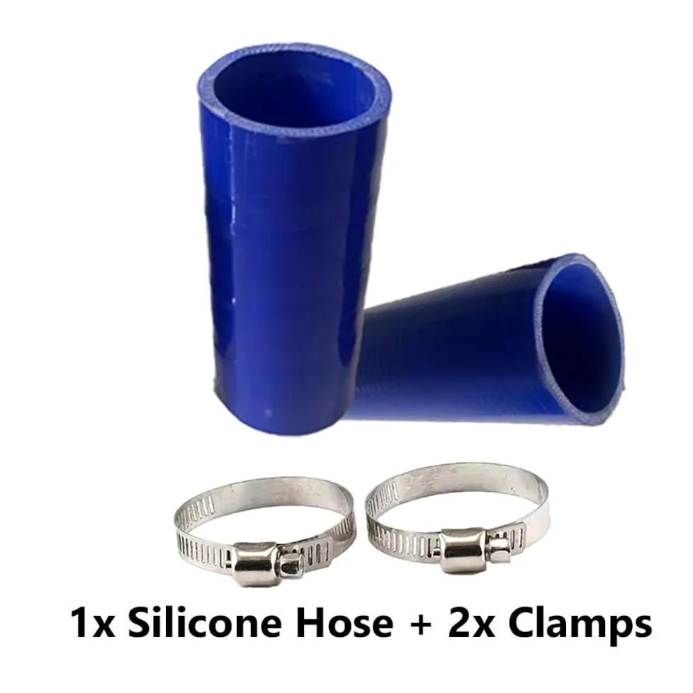 Manguera De Refrigerante De Silicona Azul (DI 16-85 Mm, 500 Mm) - Reforzada Multicapa, Con 2 Abrazaderas, Compatible Con La Mayoría De Los Vehículos(ID 80mm)