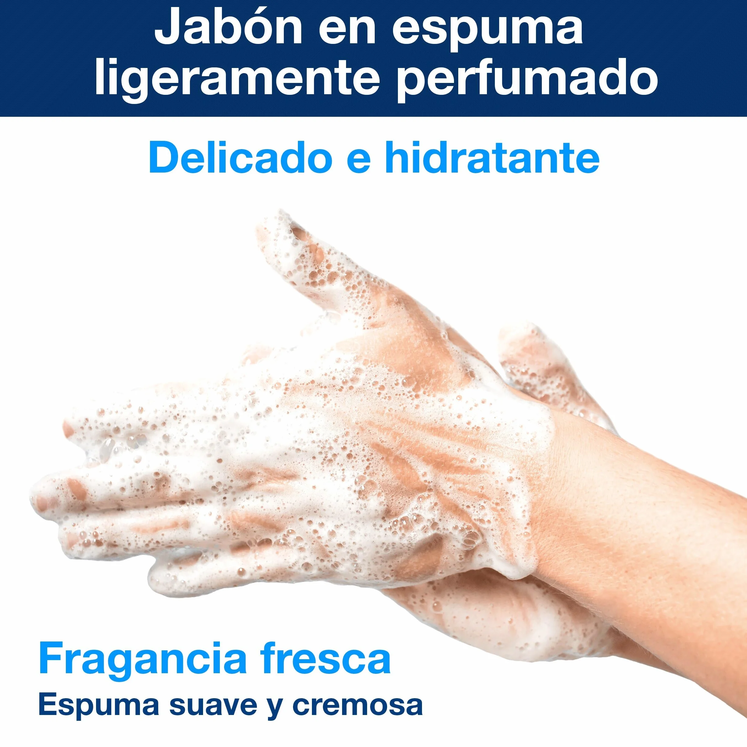 Jabon en espuma tork s4 rehidratante aroma delicado bote de 1000 ml