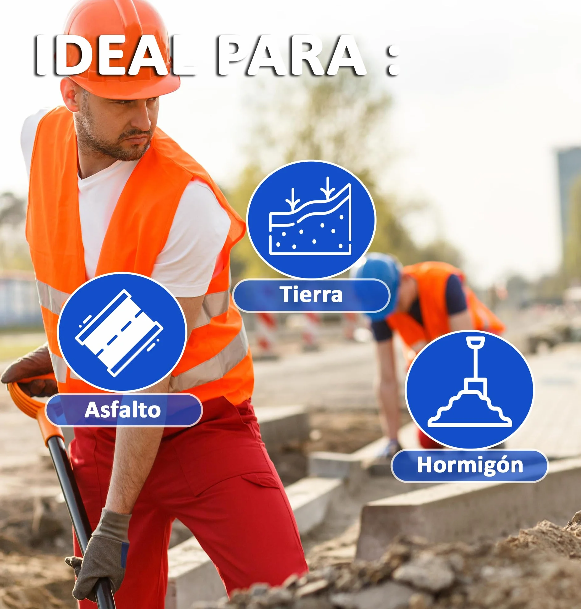 Rueda Para Carretilla Maciza 3.50-8 Con Eje Metálico Impinchable Núcleo De Acero 36 Cm Diámetro