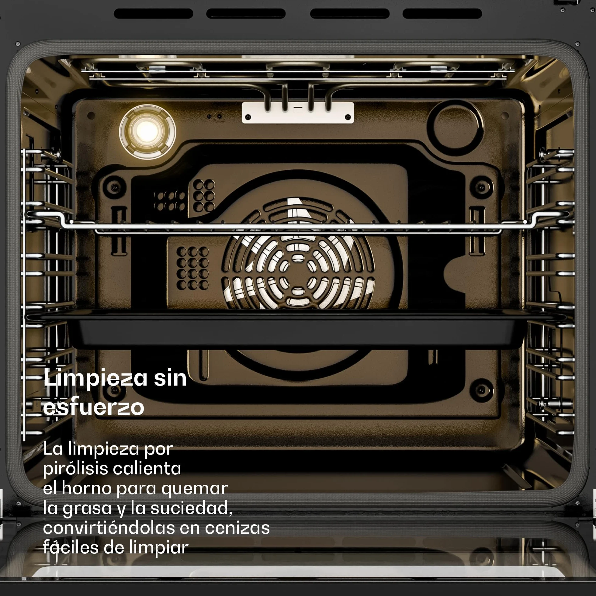 Klarstein Victoria Pyro Horno Eléctrico Empotrable 76L 11 Funciones Pirólisis Clase A 60 cm