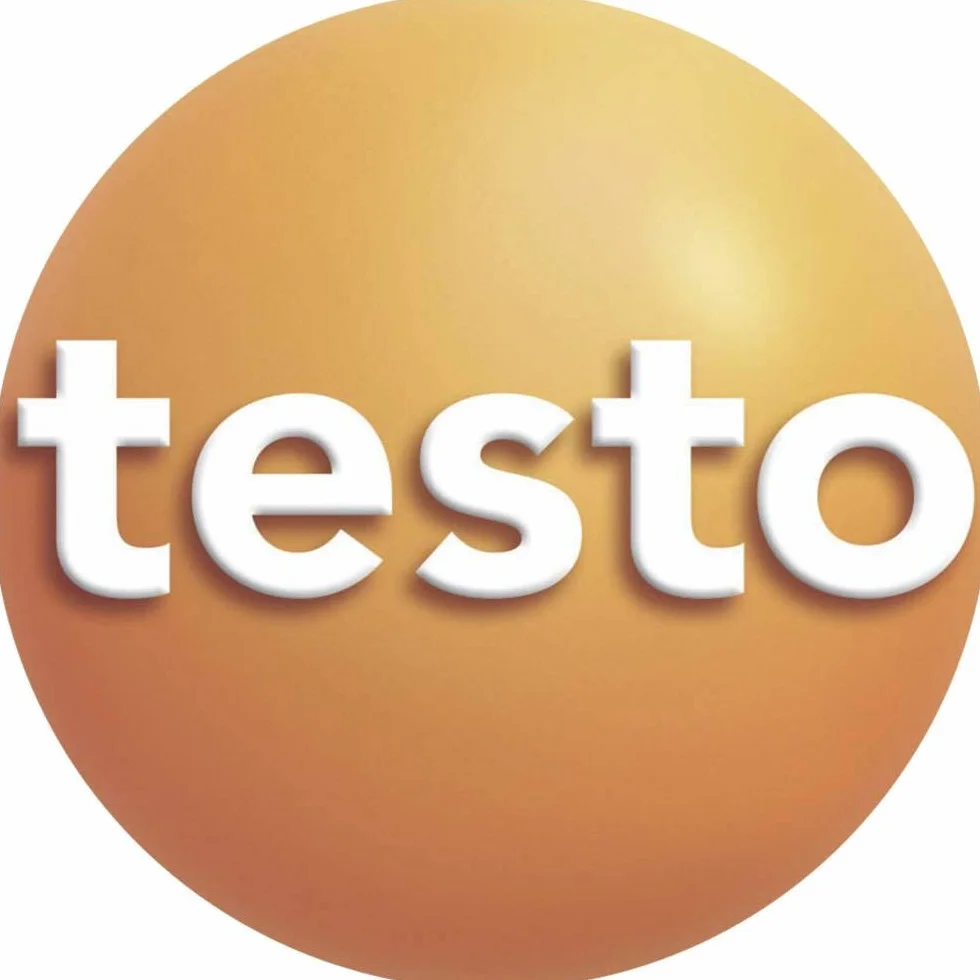 Testo 0572 1560 Mini Data Logger de Temperatura, 1 Canal, Incluye Soporte de Pared y Calibración, Blanco