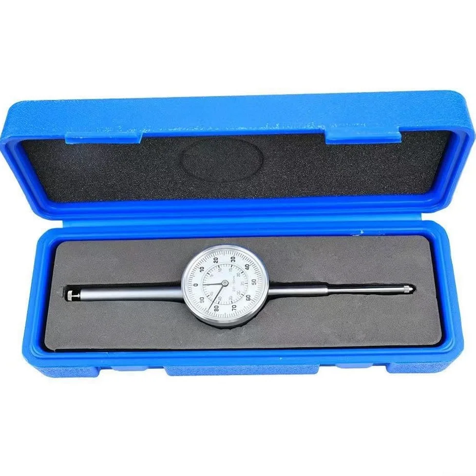 para reloj Comparador 0-50mm Precisión 0.01mm Eje 8mm Tornillo Fijación Control Mecánico